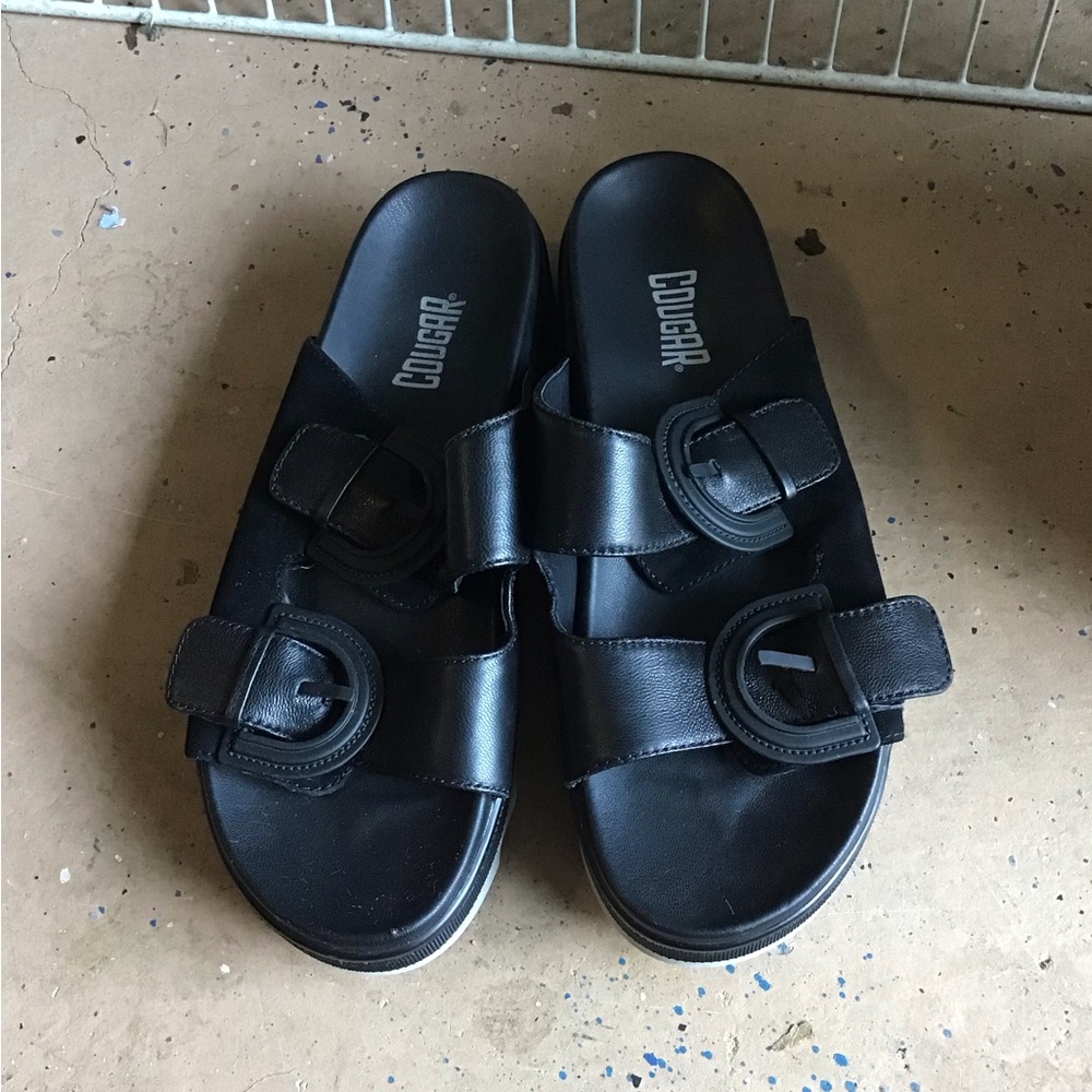 COUGAR Pepa Leather/suede Slide Sandals